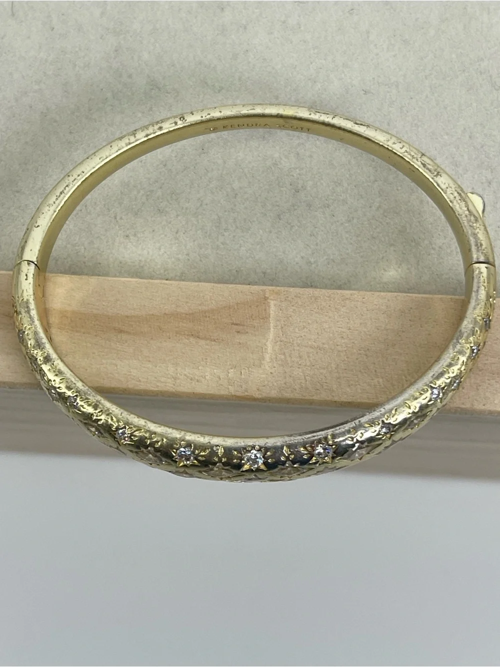 Kendra Scott Gold Star Motif Bangle Bracelet